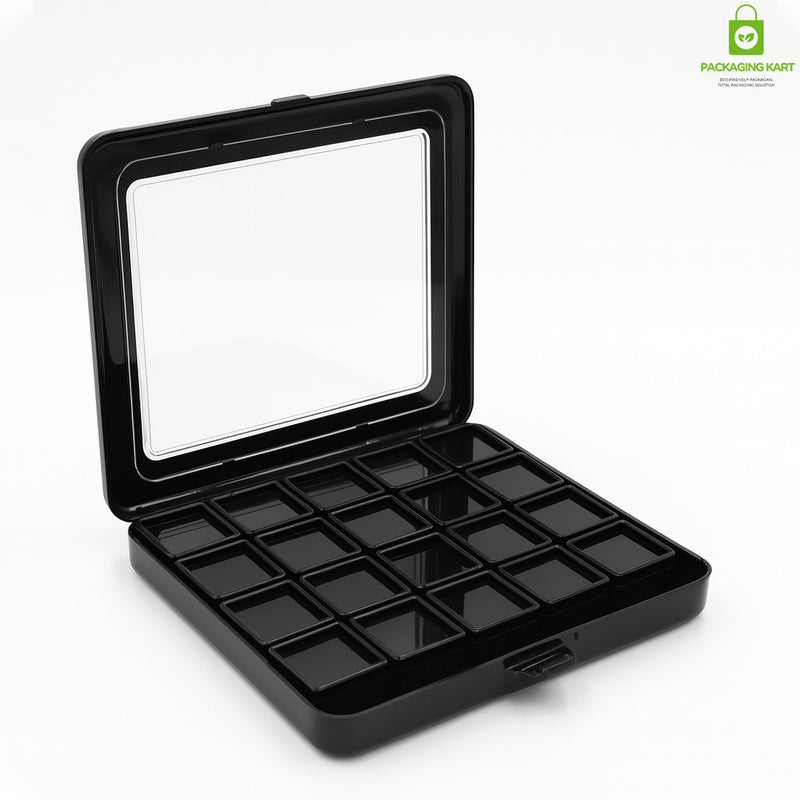 Black Plastic Jewellery Box – Set of 20 for Retail & Personal Use