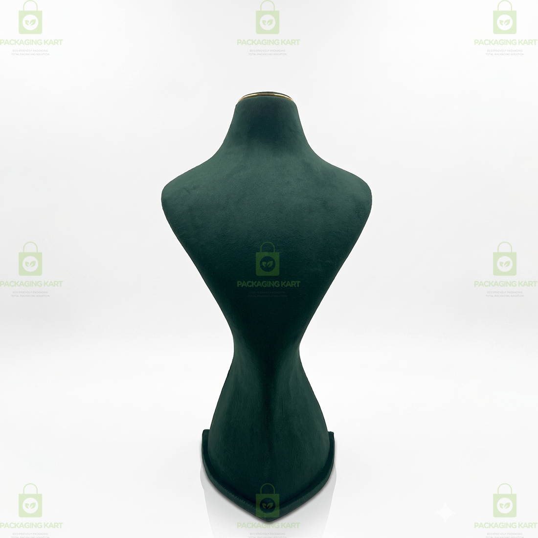 Premium Quality Leather Velvet Necklace Statue for Jewellery Display | Elegant Necklace Stand Holder