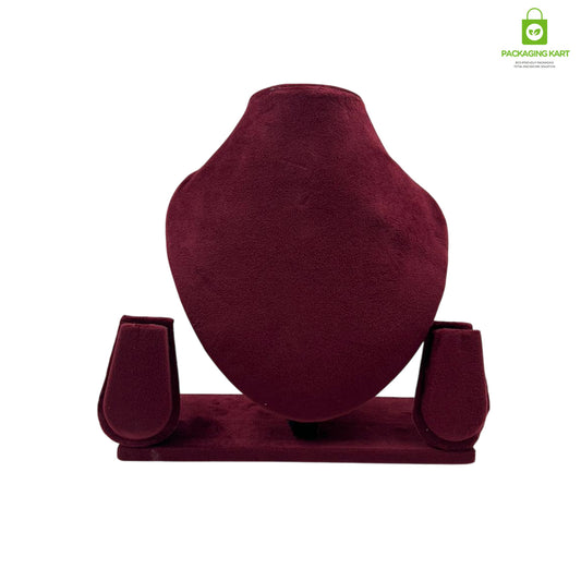 Red Velvet Jewellery Display Statue – Professional Presentation