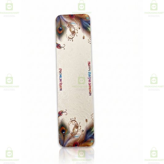 Luxury Rakhi Greeting Card with Traditional Indian Design