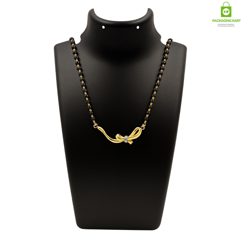 Black Plastic Fibre Jewellery Display Statue – Elegant Neck Stand