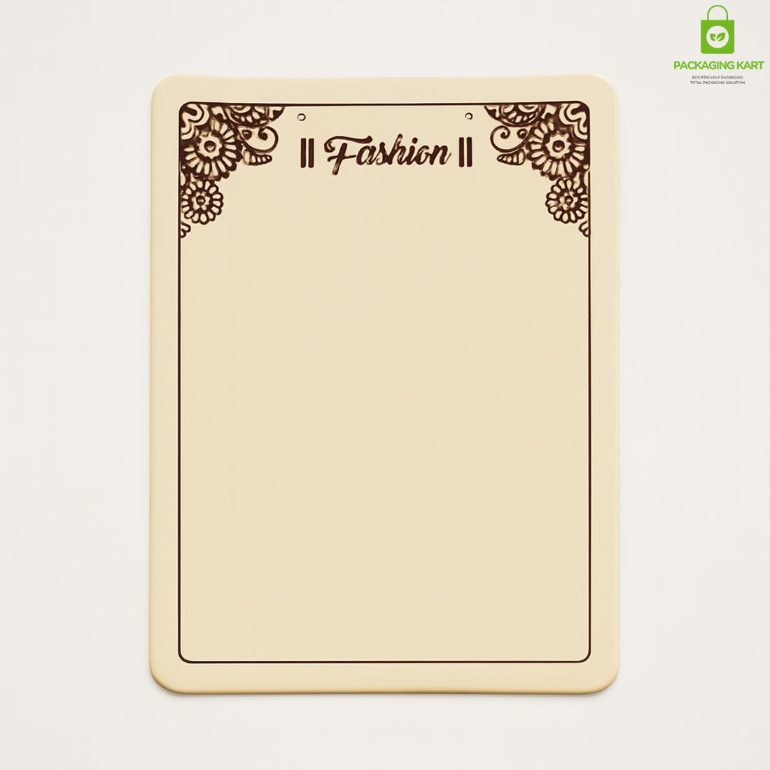 Elegant Cream Fashion Jewellery Set Card – Necklace & Earrings Holder