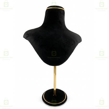 Premium Quality Velvet Foldable Jewellery Necklace Stand | Elegant Necklace Display Holder