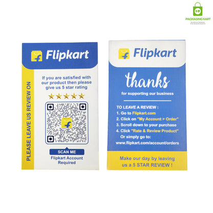 Flipkart Seller Rating Card for Positive Customer Feedback