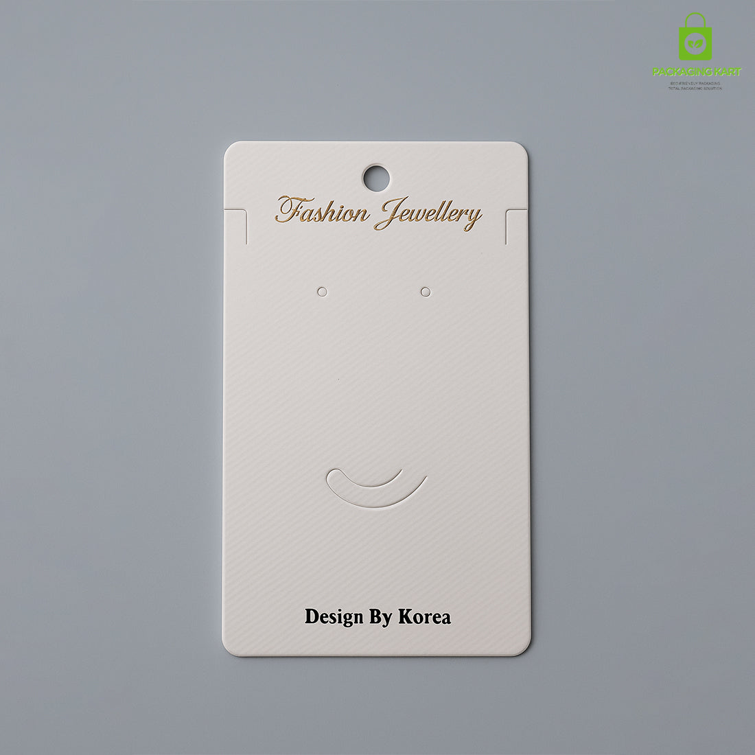 Premium Plastic Jewellery Card | Durable Earring & Chain Holder