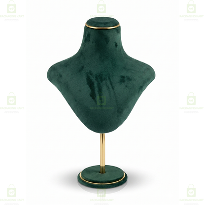 Premium Quality Velvet Foldable Jewellery Necklace Stand | Elegant Necklace Display Holder