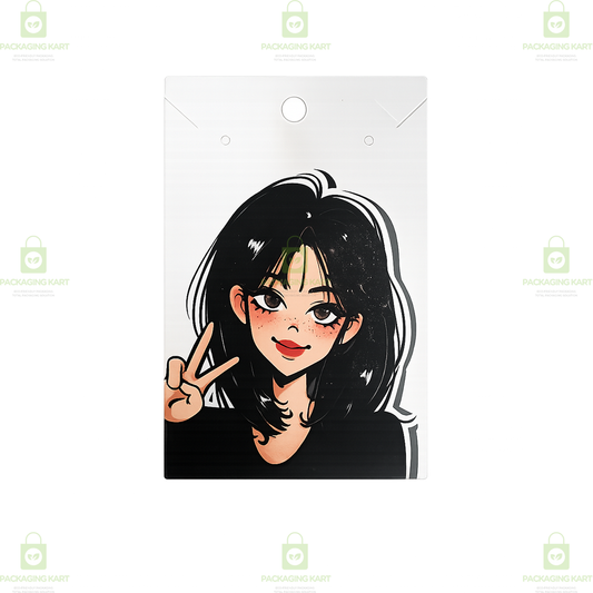 Premium Necklace Baby Card for Mangalsutra | Jewellery Presentation Card