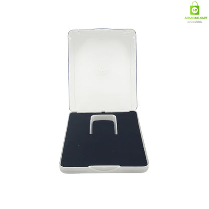 Premium Blue Velvet Plastic Box – Necklace & Earrings Jewellery Organizer