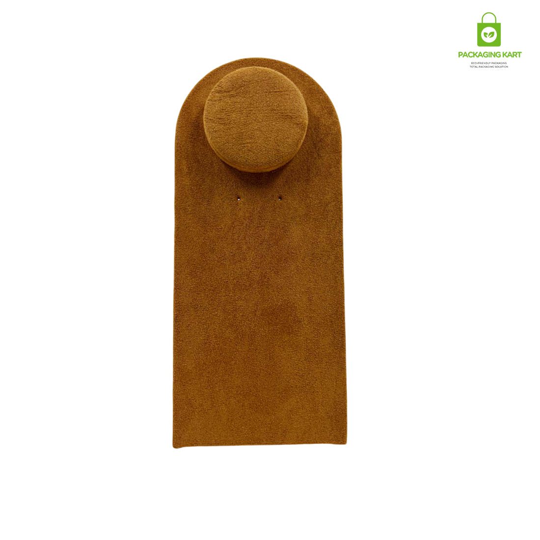 Velvet Brown Fancy Jewellery Statue | Premium Display Stand