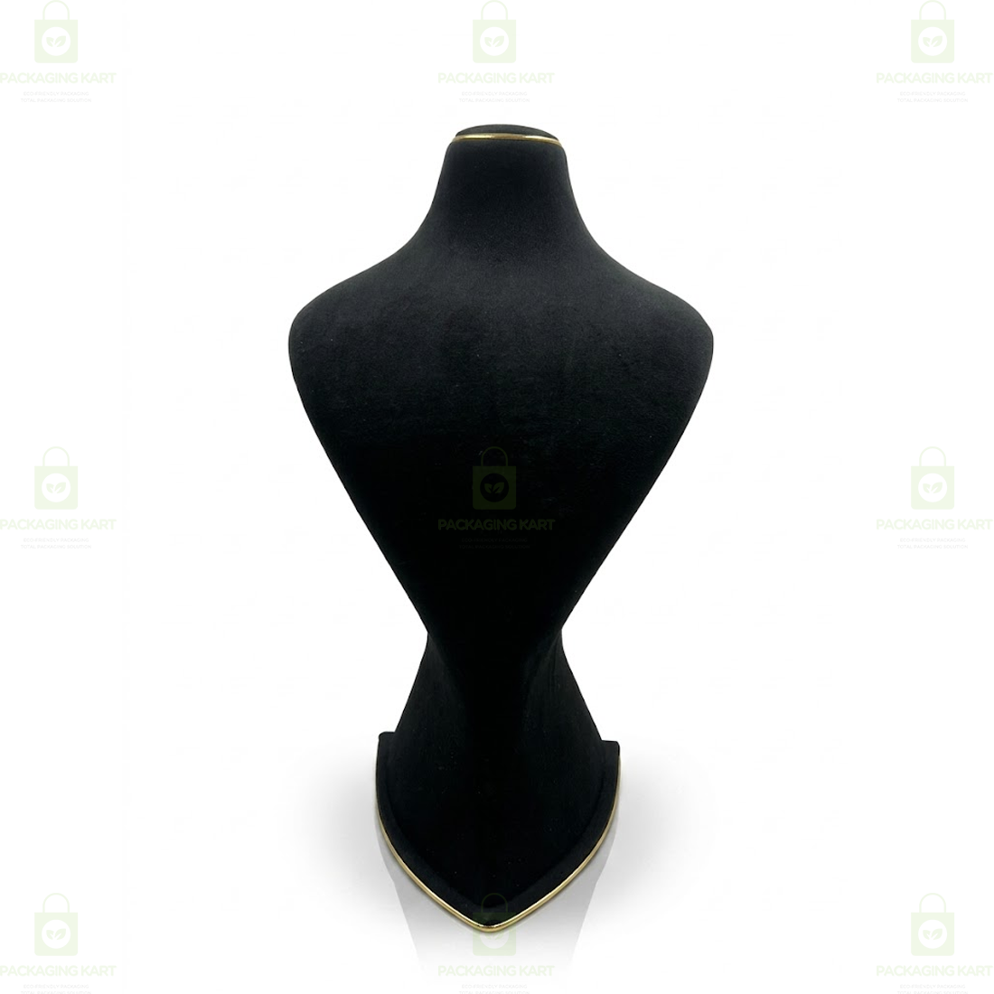 Premium Quality Leather Velvet Necklace Statue for Jewellery Display | Elegant Necklace Stand Holder