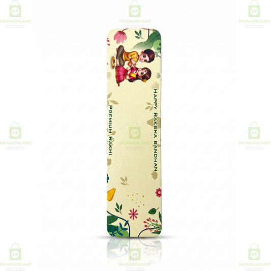 Luxury Rakhi Greeting Card with Traditional Indian Design