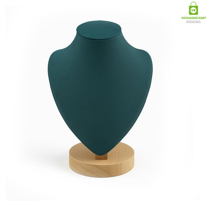 Elegant Green Velvet Jewellery Set for Women – Premium Look