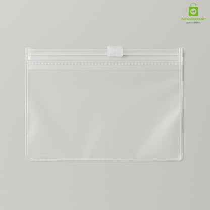 Matte Finish Jewellery Zip Pouch for Rings, Earings, Necklace, Transparent