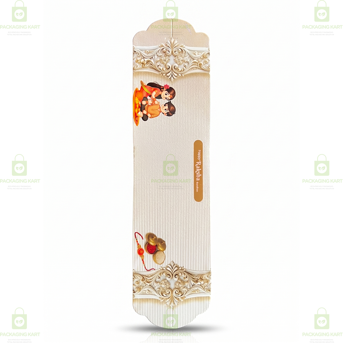 Luxury Printed Rakhi Card for Raksha Bandhan Packaging