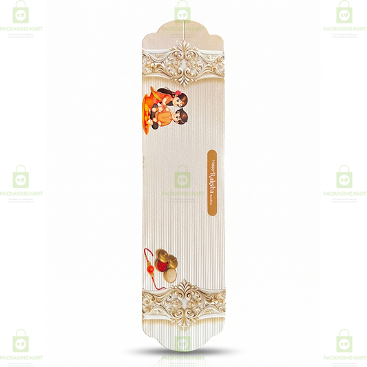 Luxury Printed Rakhi Card for Raksha Bandhan Packaging