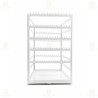 360° Rotating Earring Display Stand – Jewelry Organizer Rack for Earrings & Accessories