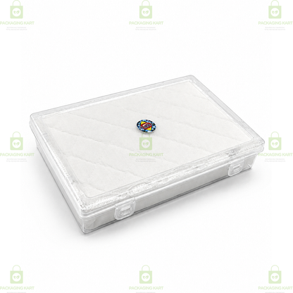 Premium Jewelry Packaging Box with Soft Cotton Cushion Insert