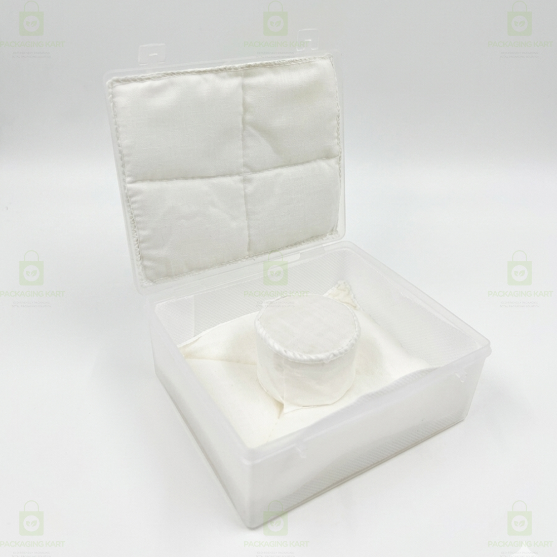 Premium Plastic Jewellery Organizer Box with Soft Cushion Cotton Padding for Protection & Storage