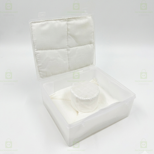 Premium Plastic Jewellery Organizer Box with Soft Cushion Cotton Padding for Protection & Storage