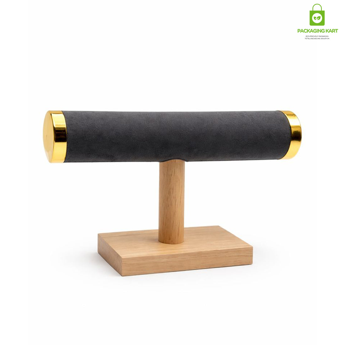 Wooden Velvet Bangles Display Stand – Single Roll Jewellery Organizer