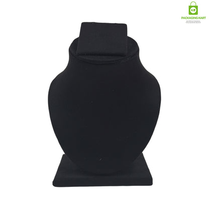 Black Velvet Jewellery Display Bust – Necklace & Pendant Stand