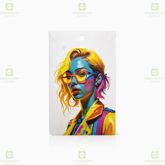 Premium Mangalsutra Baby Card for Jewellery Packaging | Necklace Display Card