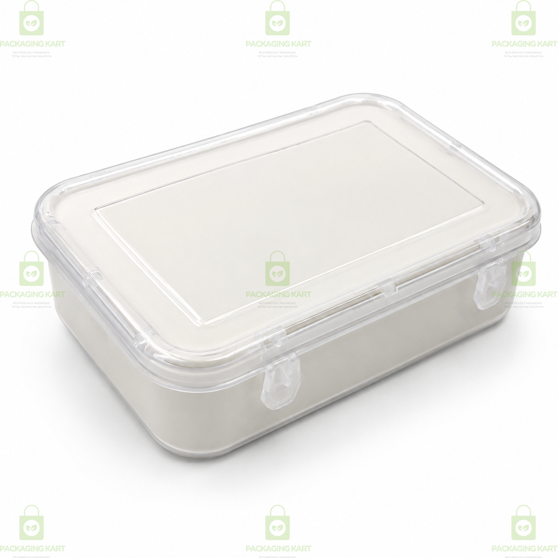 Durable Jewellery Plastic Storage Box with Soft White Cushion Cotton Lining for Protection