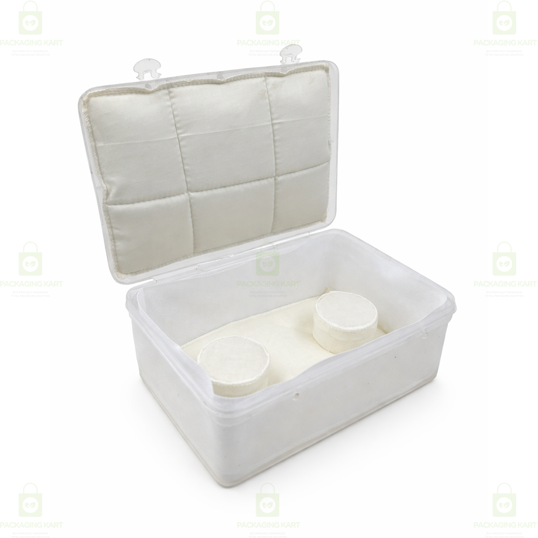 Lightweight Plastic Jewellery Organizer Box with Soft Cotton Cushion for Anti-Oxidation Protection