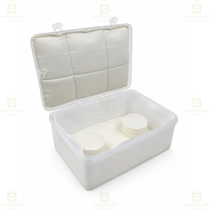 Lightweight Plastic Jewellery Organizer Box with Soft Cotton Cushion for Anti-Oxidation Protection