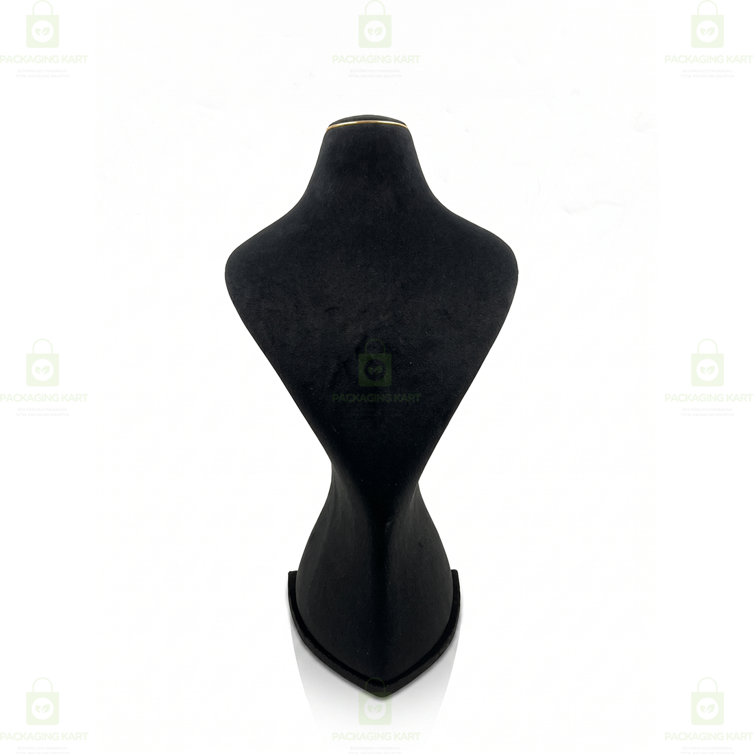 Premium Quality Leather Velvet Necklace Statue for Jewellery Display | Elegant Necklace Stand Holder
