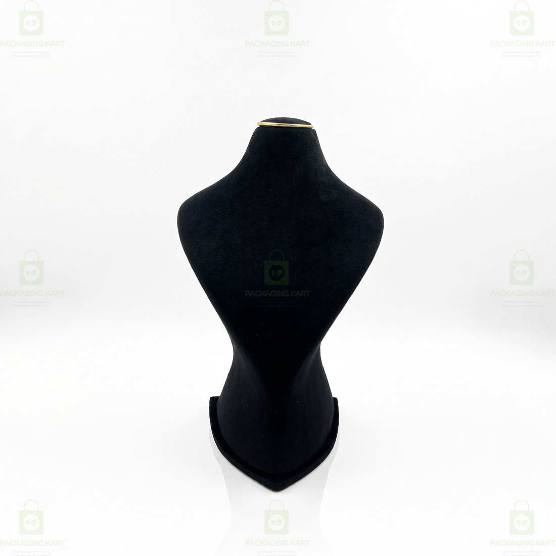 Premium Quality Leather Velvet Necklace Statue for Jewellery Display | Elegant Necklace Stand Holder