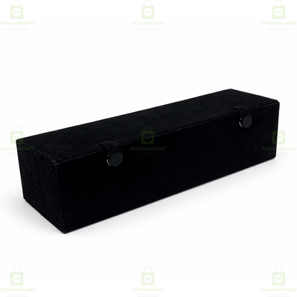 Black Velvet Earring Box with 16 Slots – Jewelry Storage Organizer Case