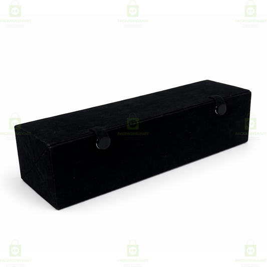 Black Velvet Earring Box with 16 Slots – Jewelry Storage Organizer Case