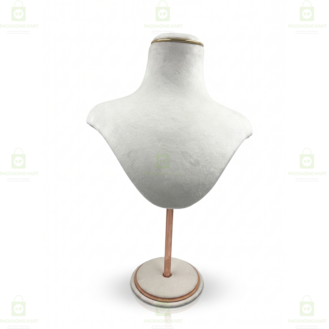Premium Quality Velvet Foldable Jewellery Necklace Stand | Elegant Necklace Display Holder