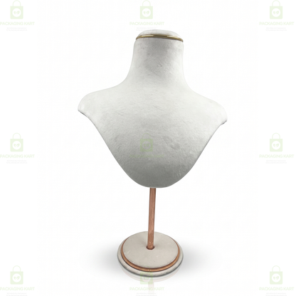 Premium Quality Velvet Foldable Jewellery Necklace Stand | Elegant Necklace Display Holder