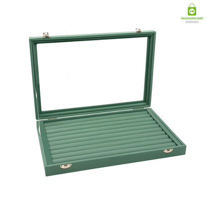 Elegant Green Glass Ring – Perfect for Jewellery Tray Display