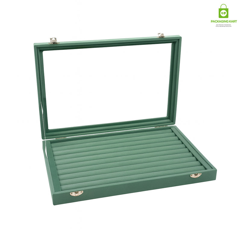 Elegant Green Glass Ring – Perfect for Jewellery Tray Display