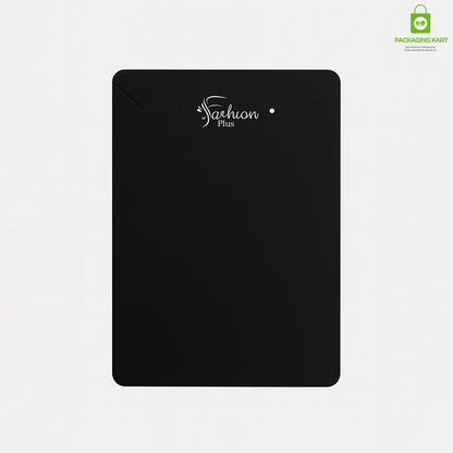 Fashion Jewellery Set Card in Black for Elegant Packaging