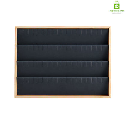 Black Jewellery Tray for Earrings – Stud & Hoop Display Stand