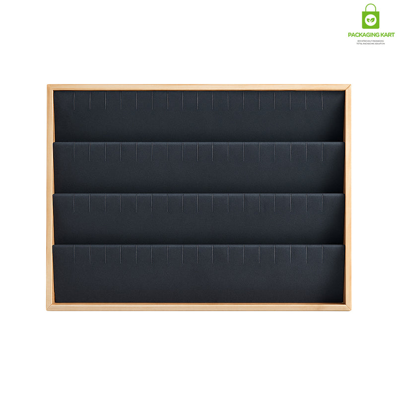 Black Jewellery Tray for Earrings – Stud & Hoop Display Stand