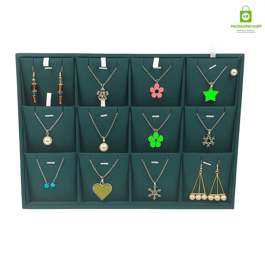 Chain Display Tray– Premium Velvet Necklace Holder for Shop, Exhibition & Home Use