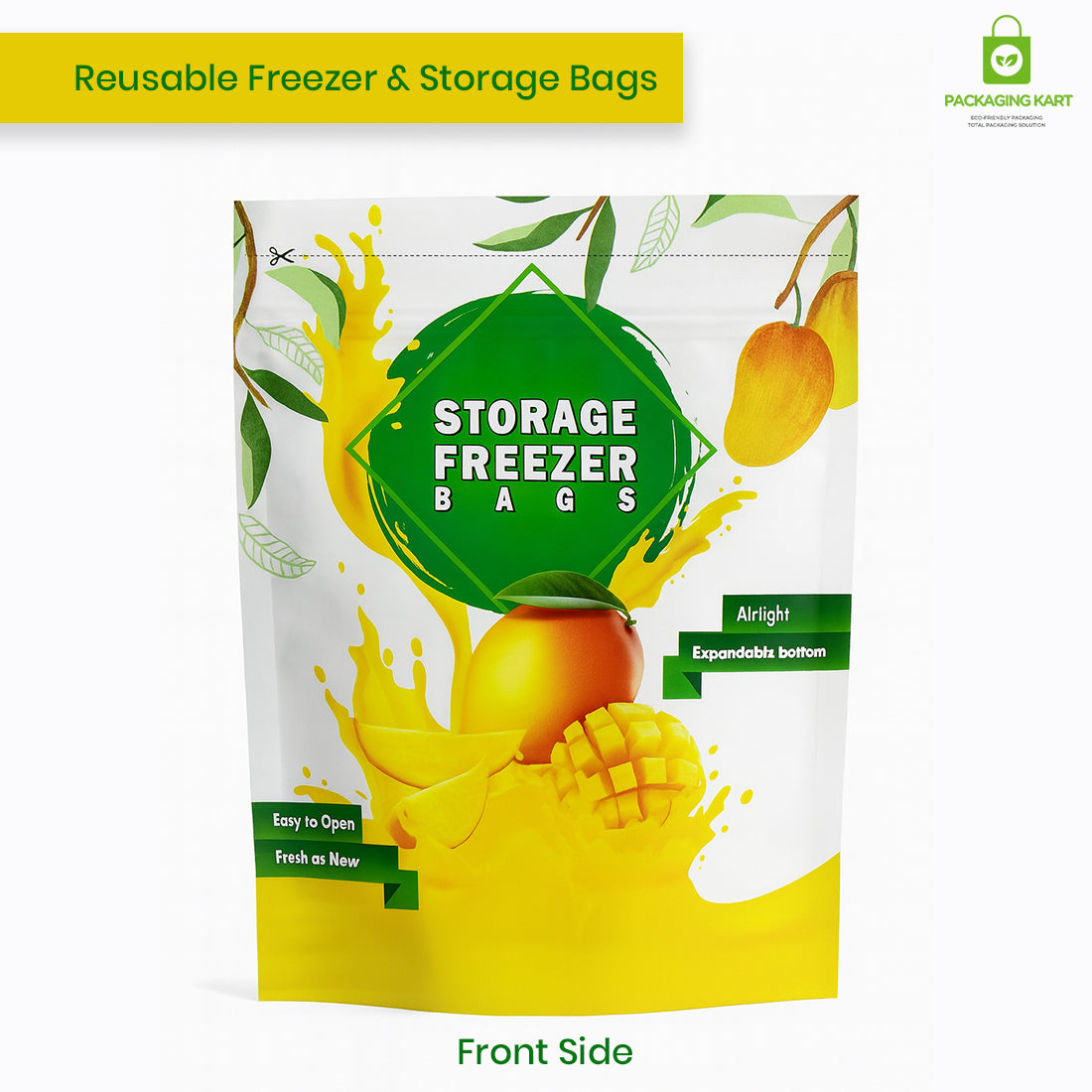 Reusable Ziplock Bags for Home Storage – Safe for Food & Organizing