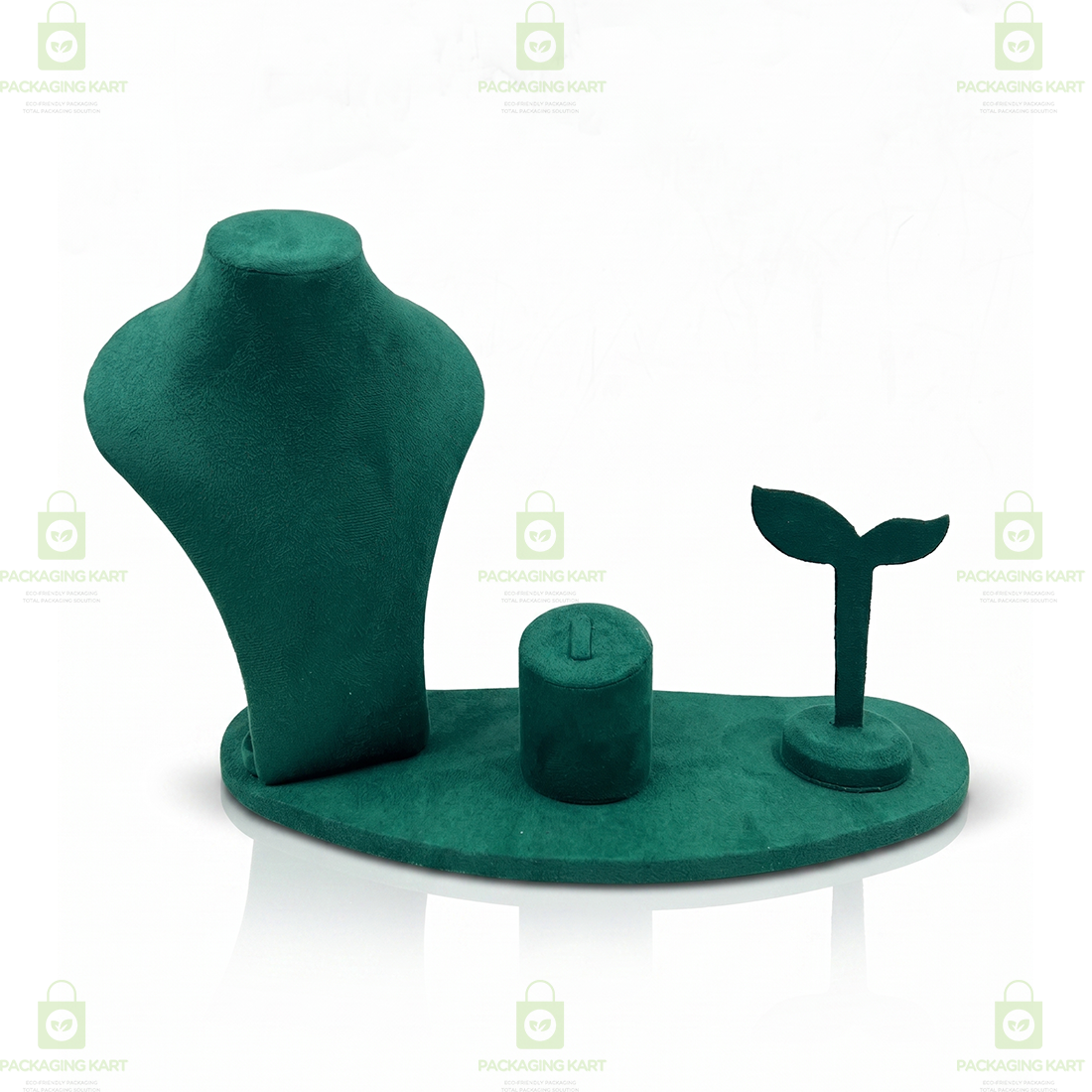 Multipurpose Velvet Leather Jewellery Combo Set | Premium Display for Ring Earrings Necklace