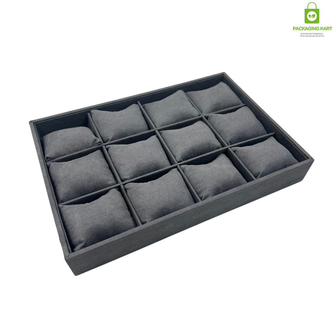 Wooden Jewellery Display Tray for Showroom Use – Watch, Kada & Bracelet (12 Slots)