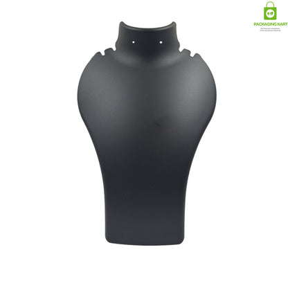 Black Plastic Fibre Jewellery Display Statue – Elegant Neck Stand