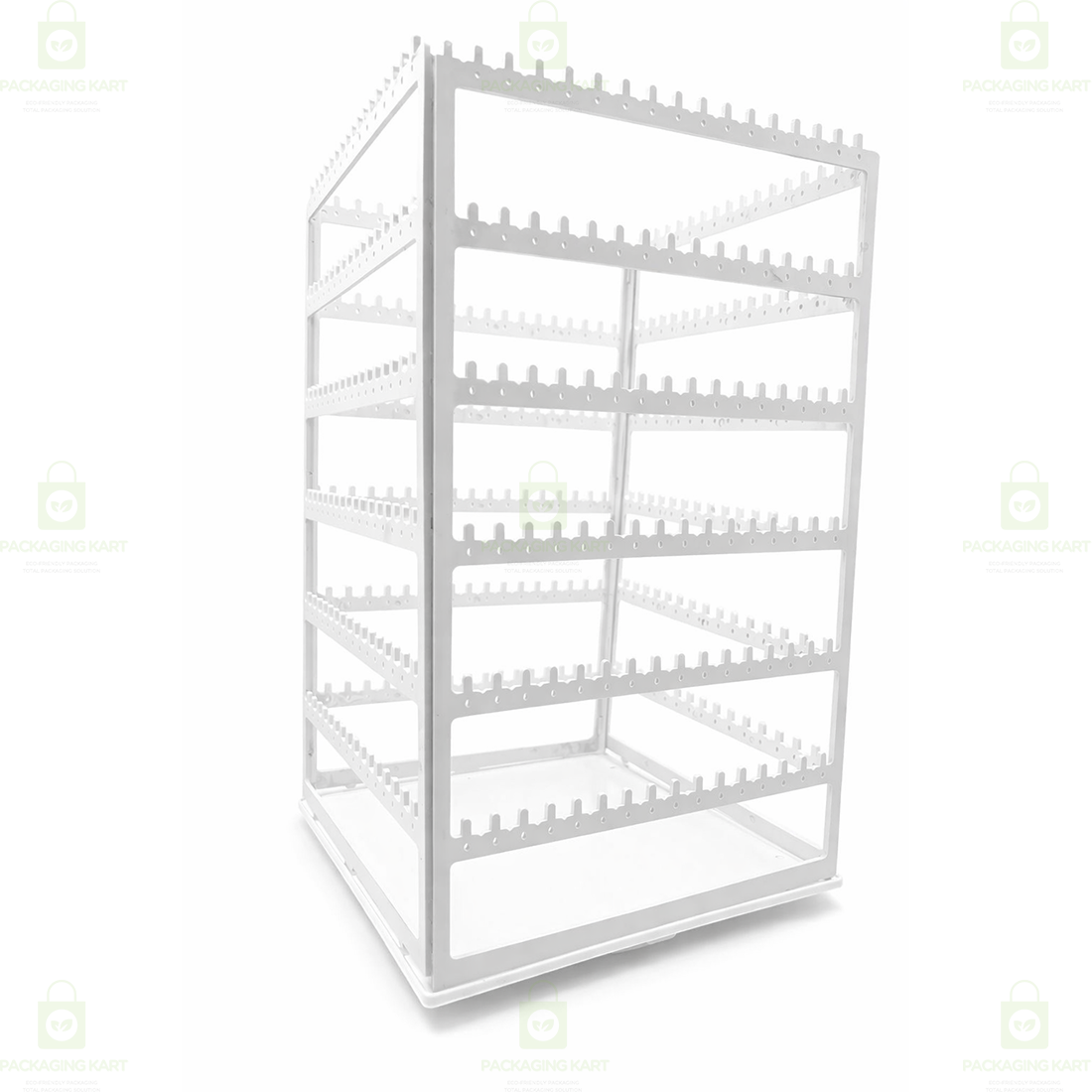 Portable Rotating Earring Stand – 360 Degree Jewelry Storage Organizer