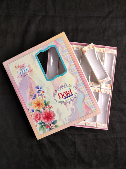 Designer Rakhi Card with Decorative Gift Box | Festive Rakhi Packaging