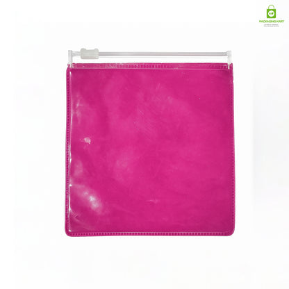 PVC Clear Pink Jewelry Bag – Perfect for Gift Packaging & Display