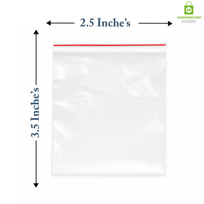 Food Storage Ziplock Bags – 350 Gauge with Label Panel