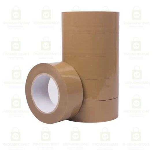 2 Inch X 100 Meters Heavy Duty Brown BOPP Tape Roll – High Strength Packaging Tape for Shipping & Moving